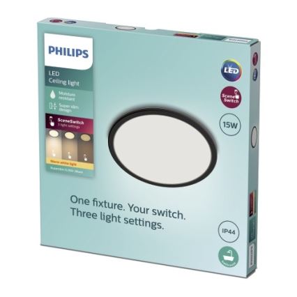 Philips - LED Aptumšojams griestu gaismeklis SCENE SWITCH LED/15W/230V IP44