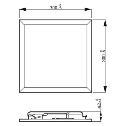 Philips - LED Aptumšojams griestu gaismeklis SCENE SWITCH LED/12W/230V 2700K