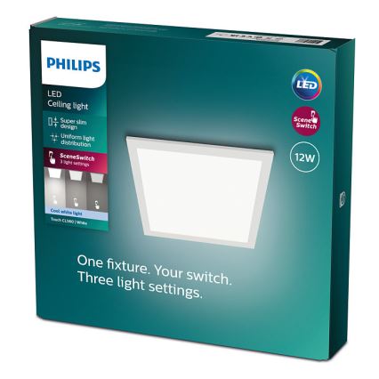 Philips - LED Aptumšojams griestu gaismeklis SCENE SWITCH LED/12W/230V 4000K