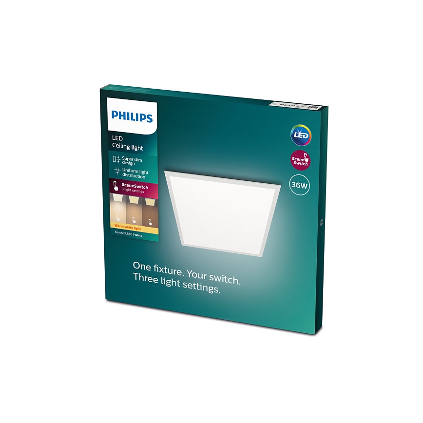 Philips - LED Aptumšojams griestu gaismeklis SCENE SWITCH LED/36W/230V 2700K
