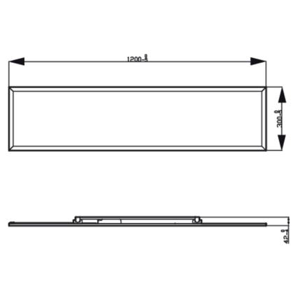 Philips - LED Aptumšojams griestu gaismeklis SLIM SCENE SWITCH LED/36W/230V 2700K