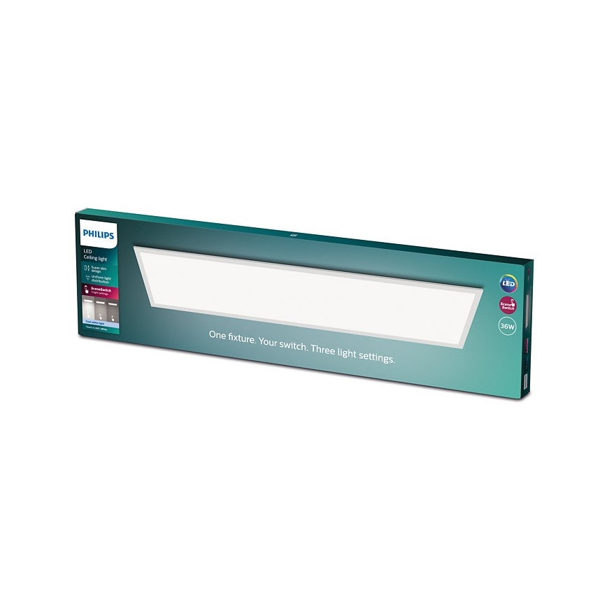 Philips - LED Aptumšojams griestu gaismeklis SLIM SCENE SWITCH LED/36W/230V 4000K