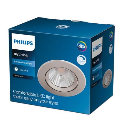 Philips - LED Aptumšojams griestu gaismeklis LED/5,5W/230V