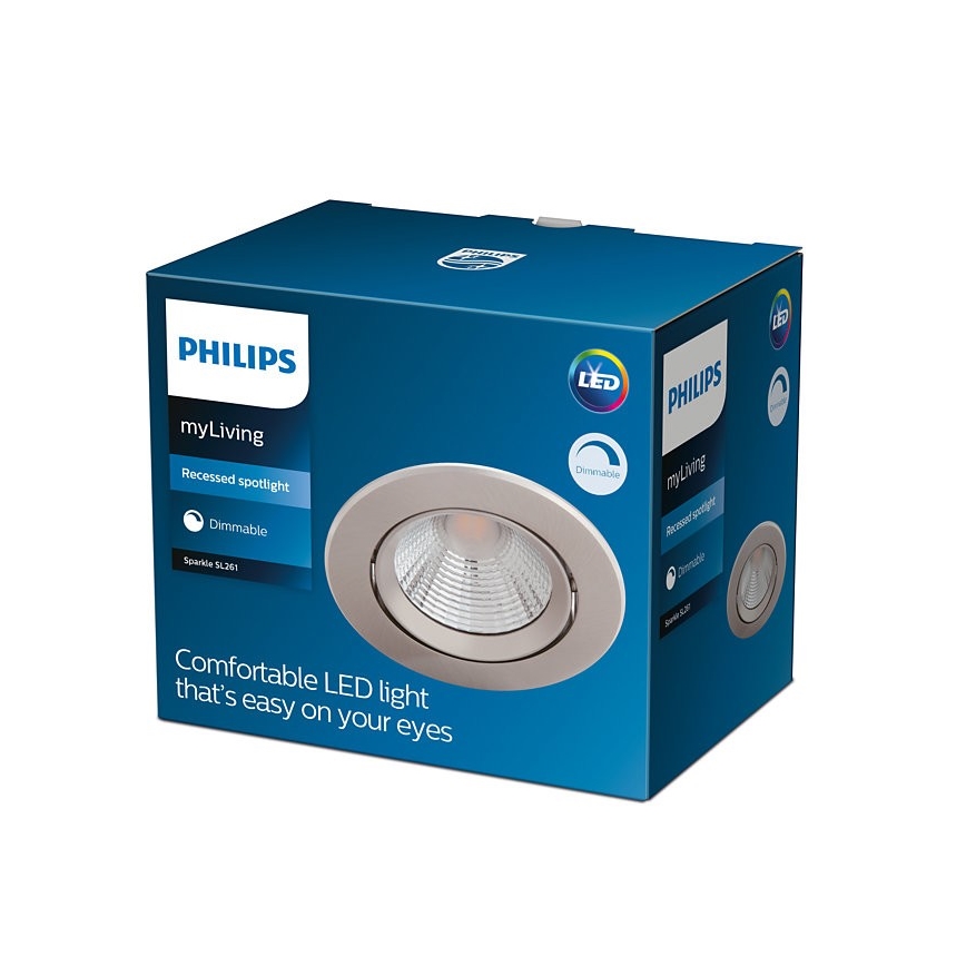 Philips - LED Aptumšojams griestu gaismeklis LED/5,5W/230V