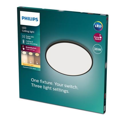 Philips - LED Aptumšojams griestu gaismeklis SCENE SWITCH LED/36W/230V