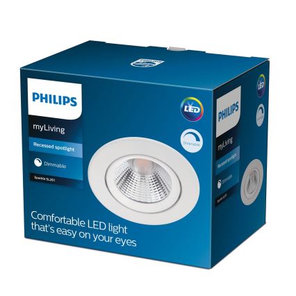 Philips - LED Aptumšojams iegremdējams gaismeklis LED/5,5W/230V 2700K