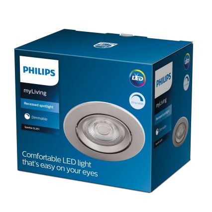 Philips - LED Aptumšojams iegremdējams gaismeklis LED/5W/230V 2700K