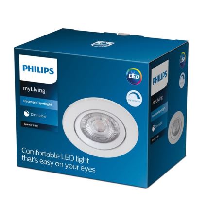 Philips - LED Aptumšojams iegremdējams gaismeklis LED/5W/230V 2700K