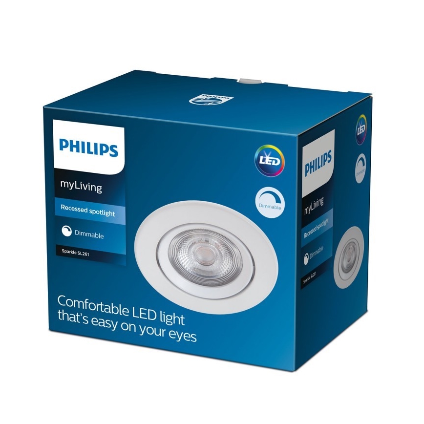 Philips - LED Aptumšojams iegremdējams gaismeklis LED/5W/230V 2700K