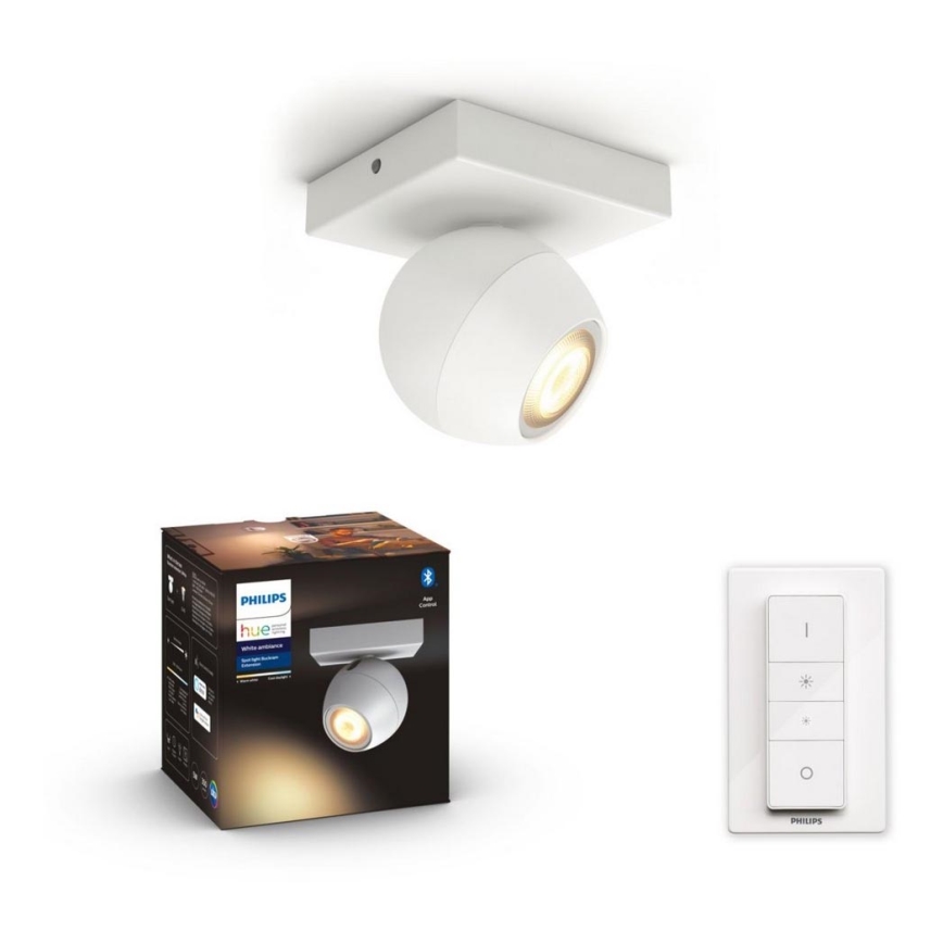 Philips - LED Aptumšojams starmetis Hue BUCKRAM 1xGU10/5W/230V