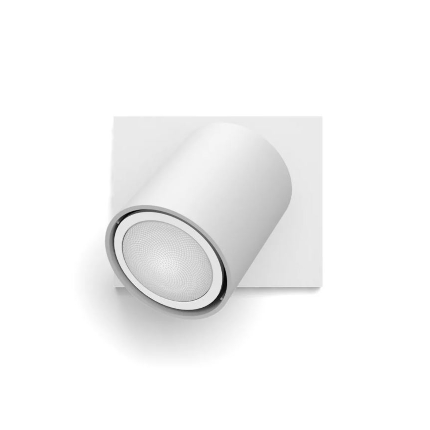 Philips - LED Aptumšojams starmetis Hue RUNNER 1xGU10/4,2W/230V 2200-6500K + tālvadības pults balta