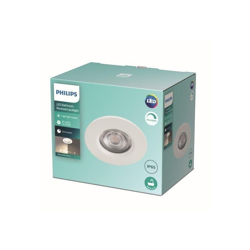 Philips - LED Aptumšojams vannas istabas gaismeklis DIVE LED/5W/230V 2700K IP65