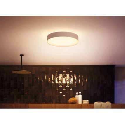 Philips - LED Aptumšojams vannas istabas gaismeklis Hue DEVERE LED/19,2W/230V IP44 d. 381 mm 2200-6500K + tālvadības pults