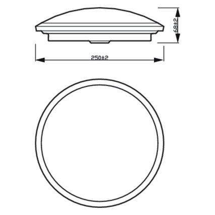 Philips - LED Aptumšojams vannas istabas gaismeklis SCENE SWITCH LED/12W/230V IP44