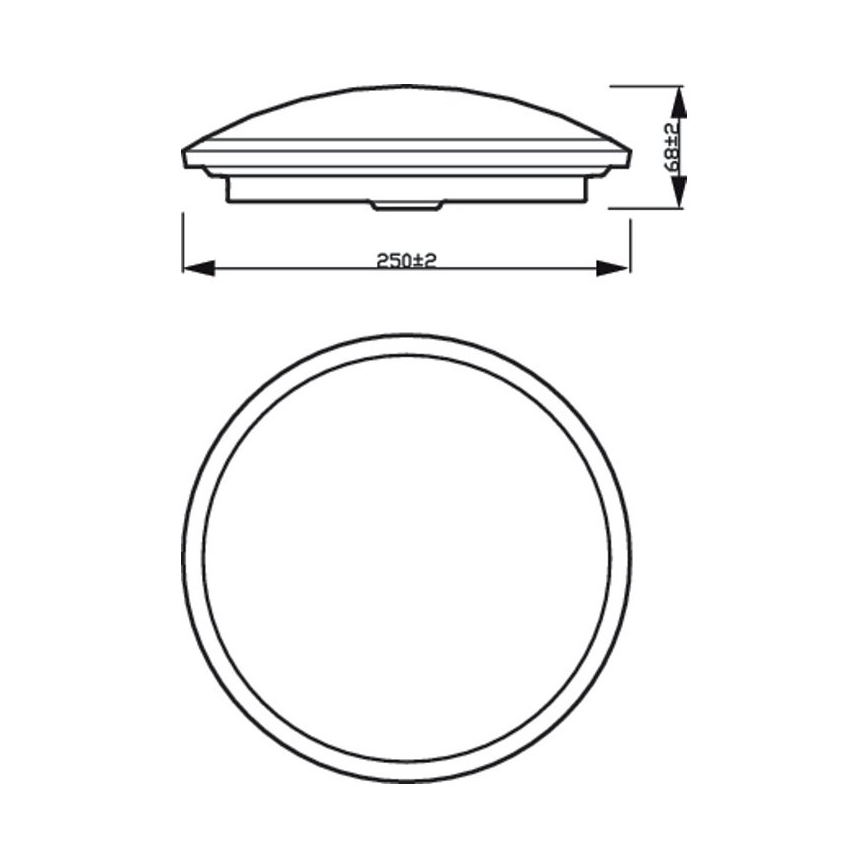 Philips - LED Aptumšojams vannas istabas gaismeklis SCENE SWITCH LED/12W/230V IP44