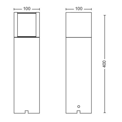 Philips - LED Āra lampa LED/6W/12V 4000K 2700K IP44