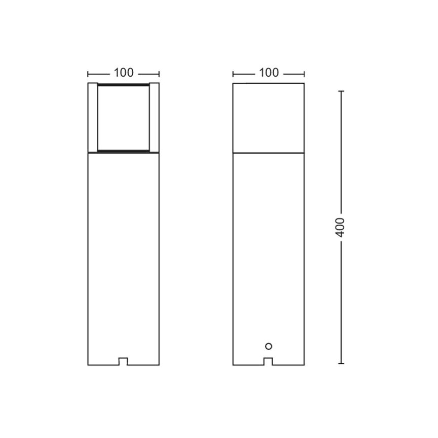 Philips - LED Āra lampa LED/6W/12V 4000K 2700K IP44