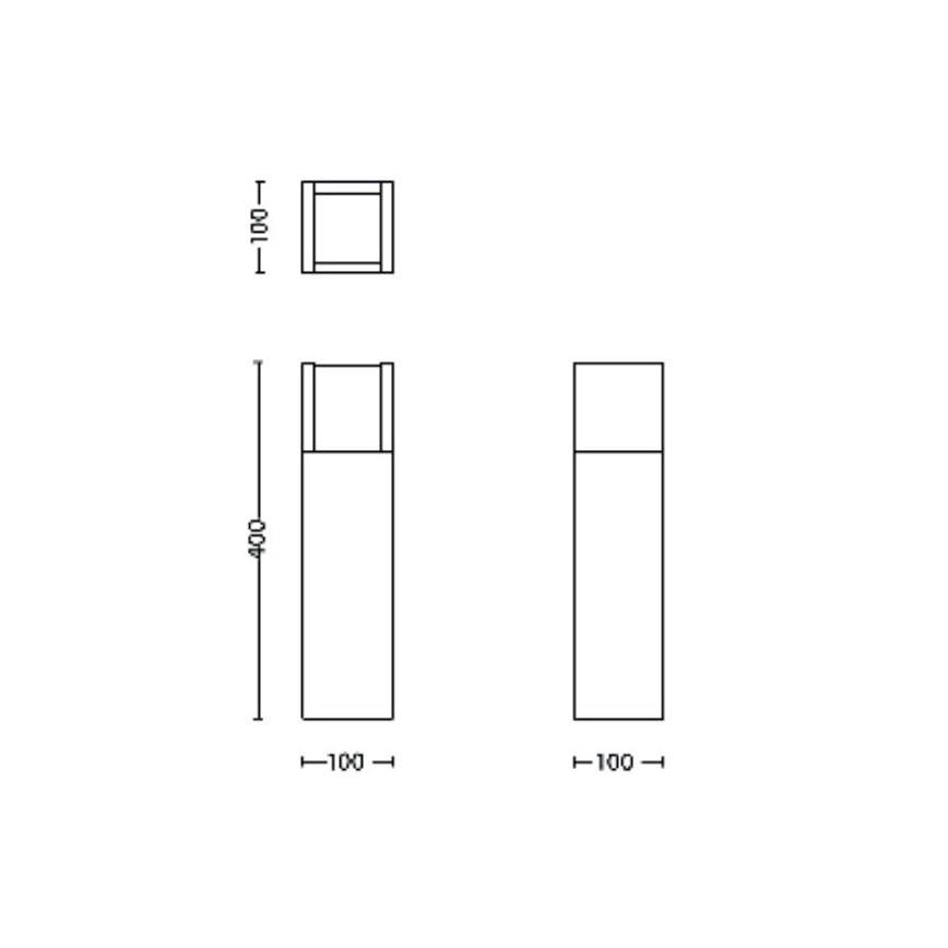 Philips - LED Āra lampa ARBOUR LED/3,8W/230V 40 cm 2700K IP44
