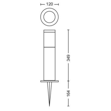 Philips - LED āra lampa GARDENLINK LED/6W/230V 2700K IP44