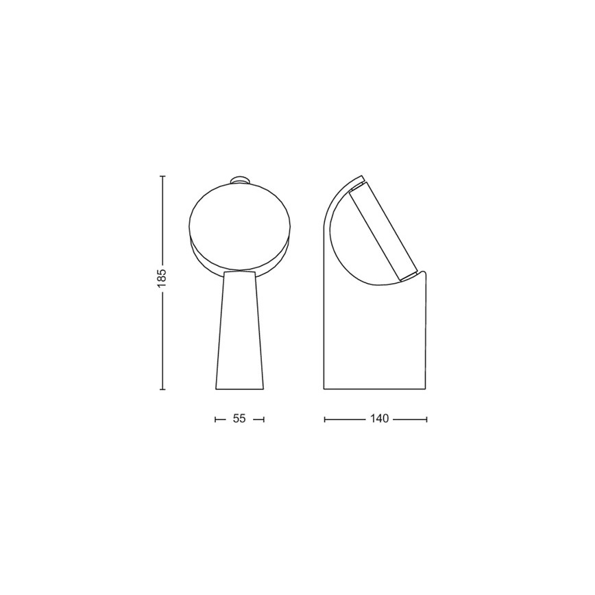 Philips - LED Āra lampa LED/7W/230V 2700K IP44