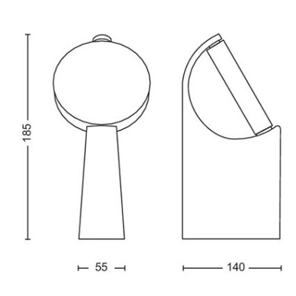 Philips - LED Āra lampa LED/7W/230V 4000K IP44