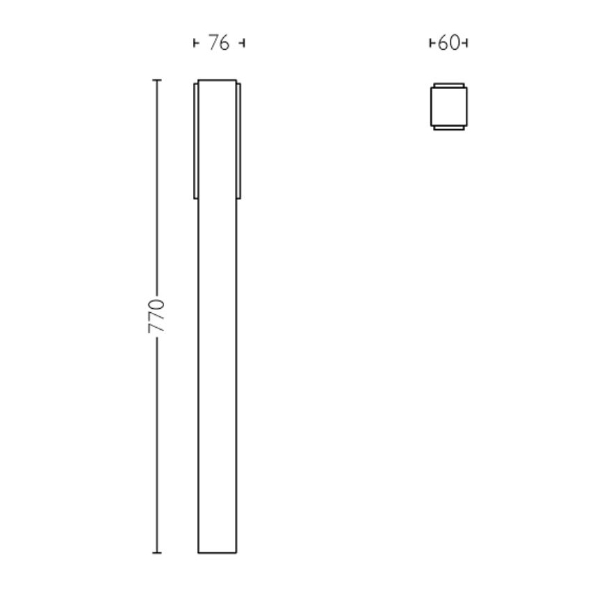 Philips - LED Āra lampa STRATOSPHERE LED/3,8W/230V 77 cm 4000K IP44