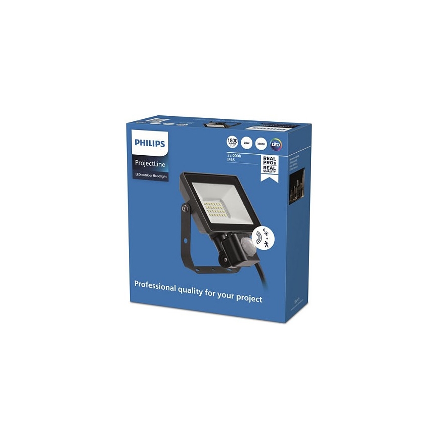 Philips - LED Āra prožektors ar sensoru PROJECTLINE LED/20W/230V IP65 3000K