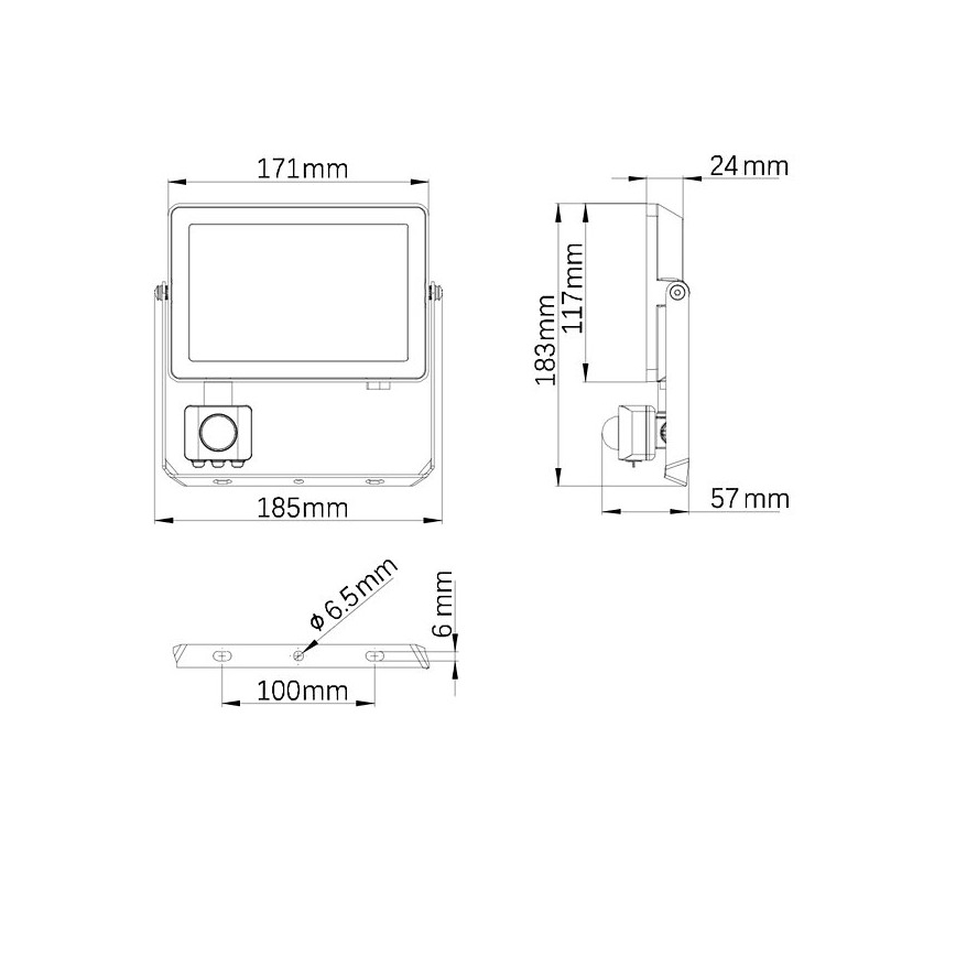 Philips - LED Āra prožektors ar sensoru PROJECTLINE LED/30W/230V IP65 3000K
