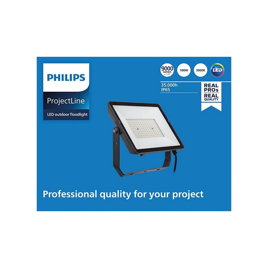 Philips - LED Āra prožektors PROJECTLINE LED/100W/230V IP65 3000K
