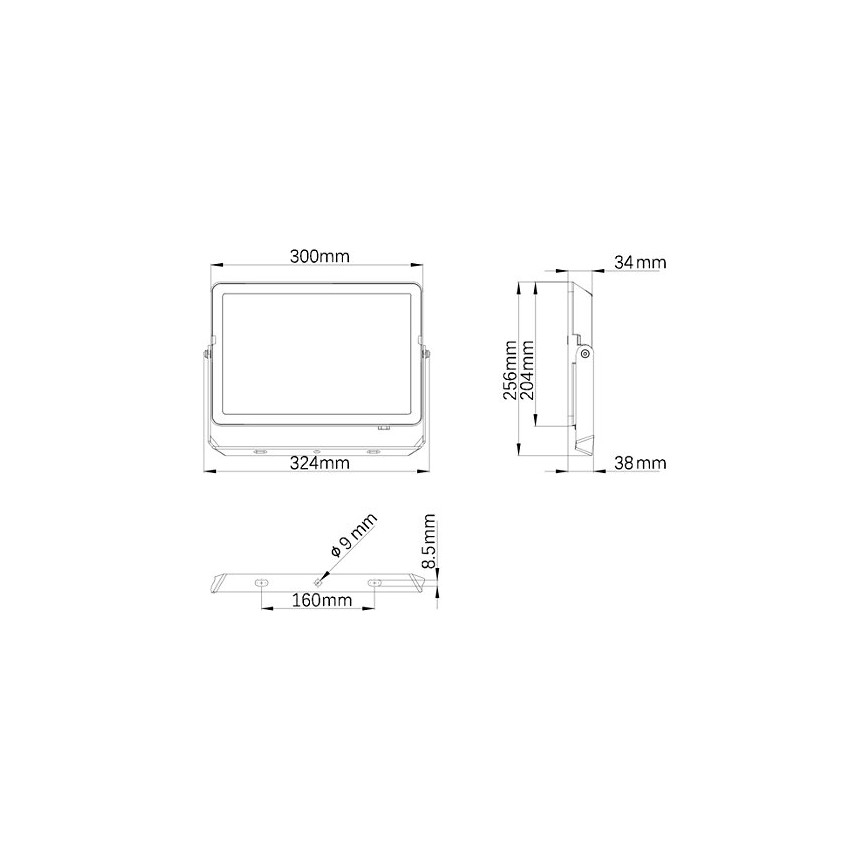 Philips - LED Āra prožektors PROJECTLINE LED/100W/230V IP65 3000K