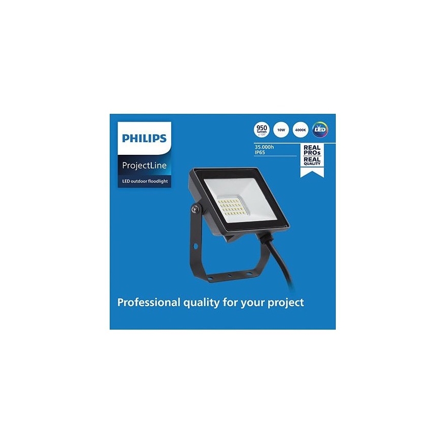 Philips - LED Āra prožektors PROJECTLINE LED/10W/230V IP65 4000K