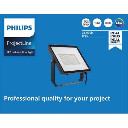 Philips - LED Āra prožektors PROJECTLINE LED/150W/230V IP65 3000K