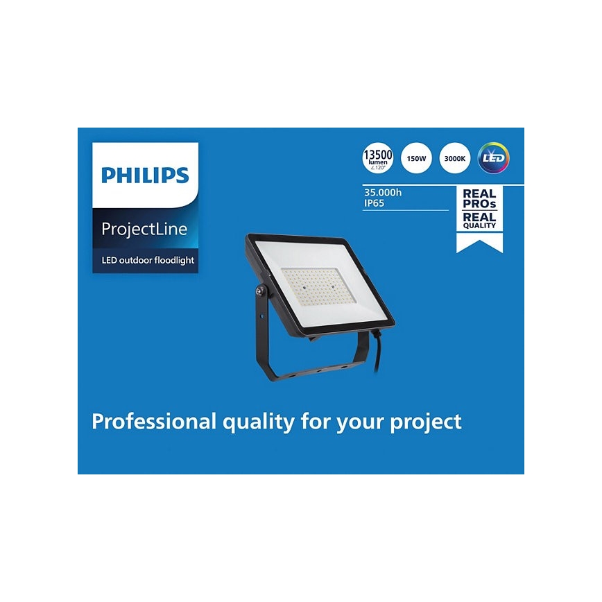 Philips - LED Āra prožektors PROJECTLINE LED/150W/230V IP65 3000K