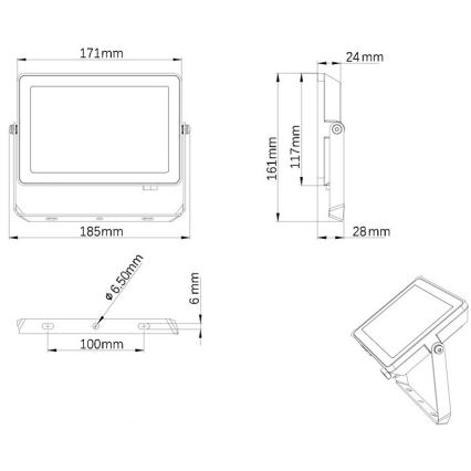 Philips - LED Āra prožektors PROJECTLINE LED/30W/230V IP65 3000K