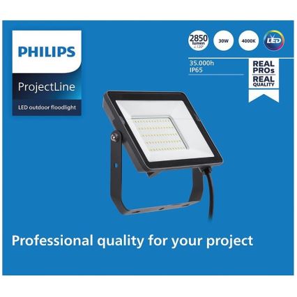 Philips - LED Āra prožektors PROJECTLINE LED/30W/230V IP65 4000K