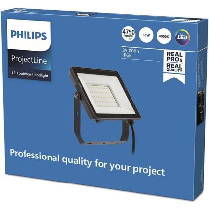 Philips - LED Āra prožektors PROJECTLINE LED/50W/230V IP65 4000K