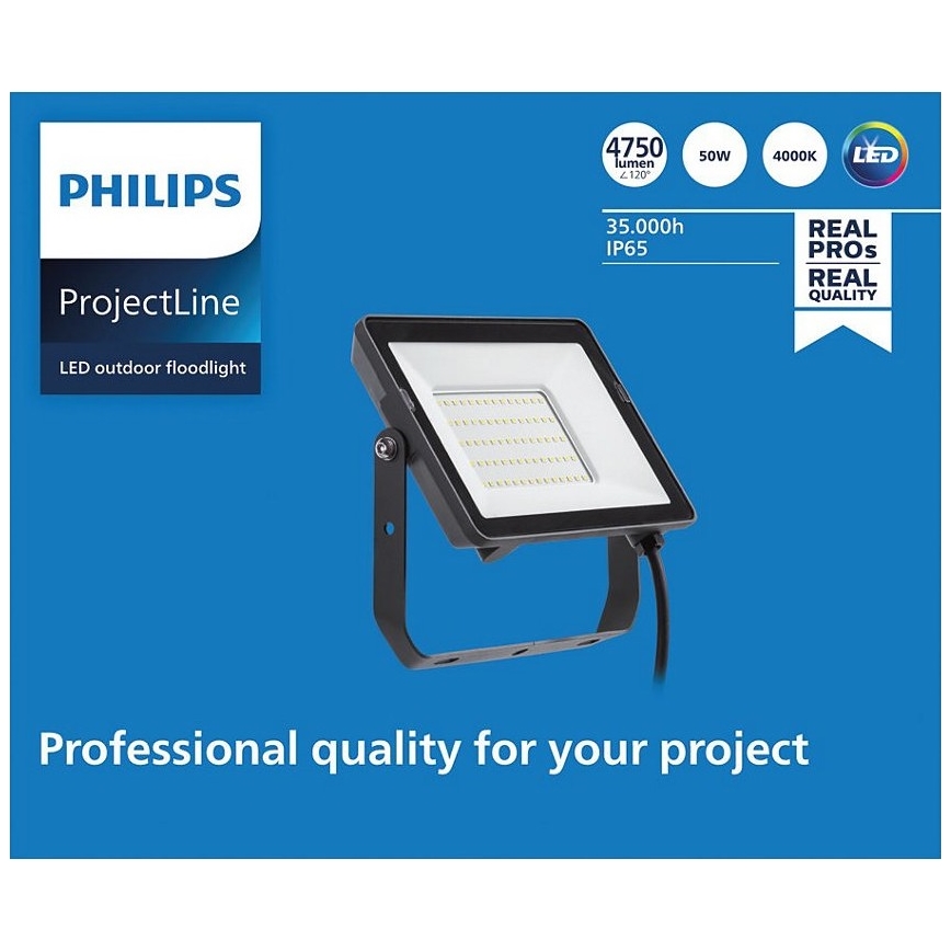 Philips - LED Āra prožektors PROJECTLINE LED/50W/230V IP65 4000K