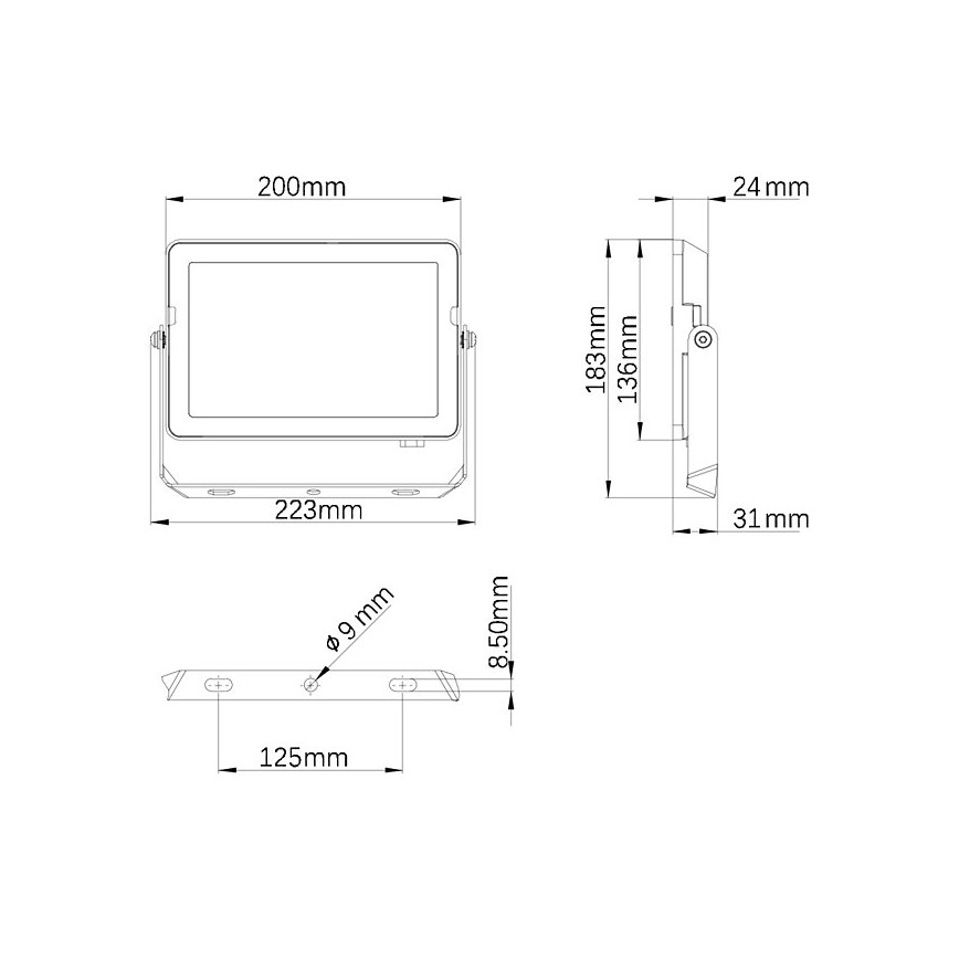 Philips - LED Āra prožektors PROJECTLINE LED/50W/230V IP65 4000K