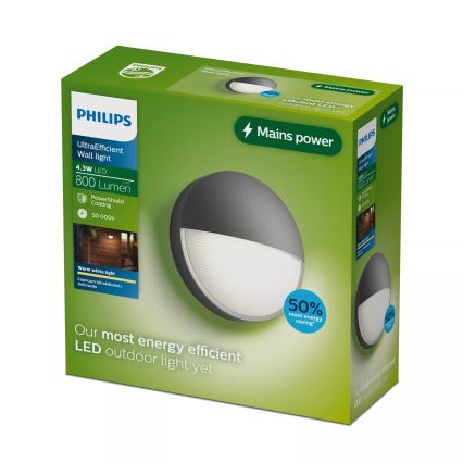 Philips - LED āra sienas gaismeklis CAPRICORN LED/4,3W/230V IP44
