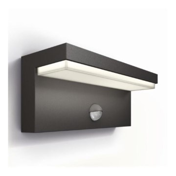 Philips - LED Āra sienas lampa ar sensoru BUSTAN LED/3,8W/230V 2700K IP44