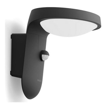 Philips - LED Āra sienas lampa ar sensoru LED/9W/230V 4000K IP44
