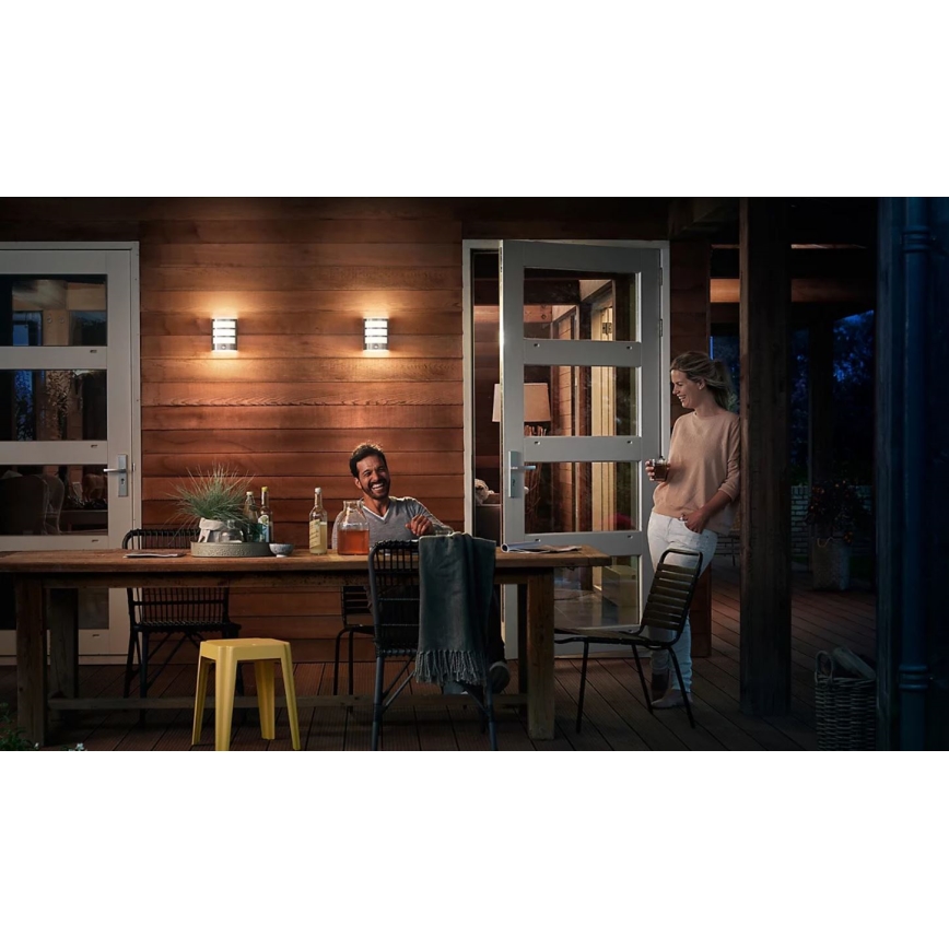 Philips - LED Āra sienas lampa ar sensoru PYTHON LED/3,8W/230V IP44
