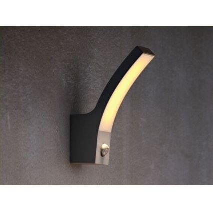 Philips-LED Āra sienas lampa ar sensoru SPLAY LED/12W/230V 2700K IP44