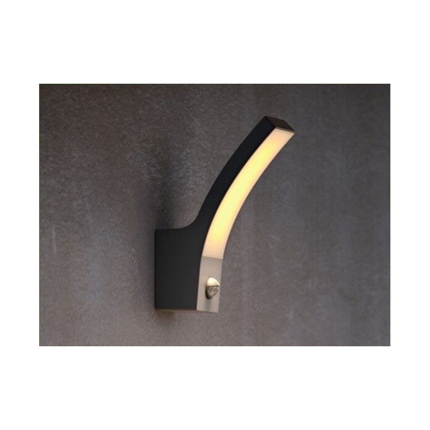 Philips-LED Āra sienas lampa ar sensoru SPLAY LED/12W/230V 2700K IP44
