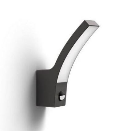 Philips-LED Āra sienas lampa ar sensoru SPLAY LED/12W/230V 2700K IP44