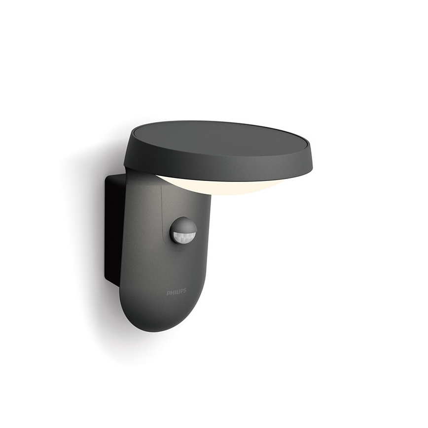 Philips - LED Āra sienas lampa ar sensoru LED/9W/230V 4000K IP44