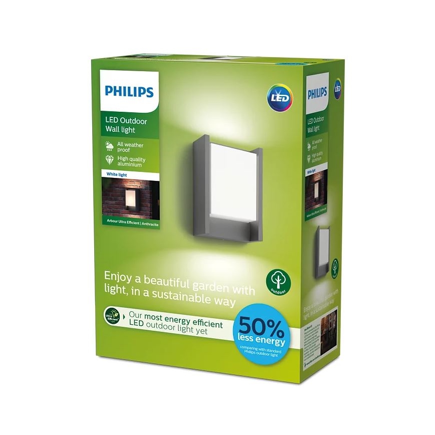 Philips - LED Āra sienas lampa LED/3,8W/230V 3000K IP44