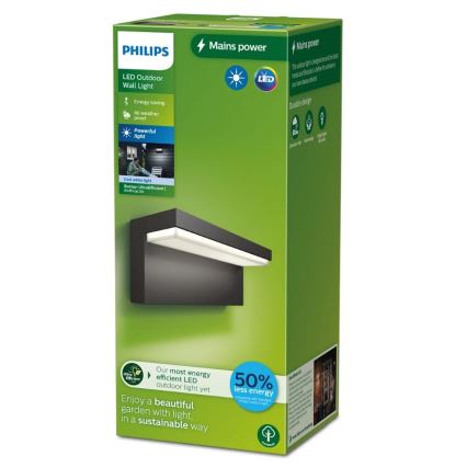 Philips - LED Āra sienas lampa BUSTAN LED/3,8W/230V 4000K IP44