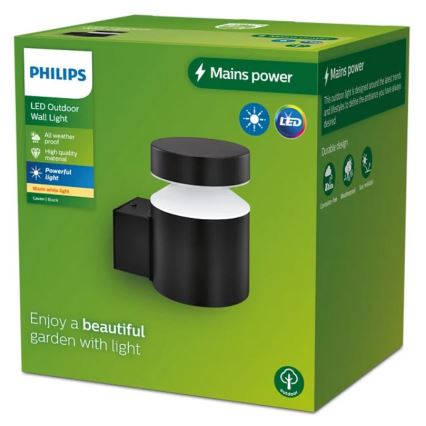 Philips - LED Āra sienas lampa LAVEN LED/6W/230V 2700K IP44