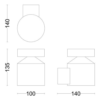 Philips - LED Āra sienas lampa LAVEN LED/6W/230V 4000K IP44